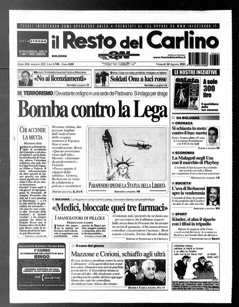 Il Resto del Carlino : giornale dell'Emilia